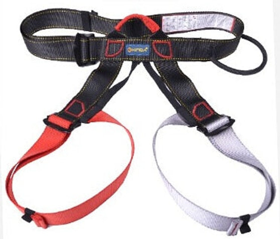 Xinda Professional Outdoor Sports Safety Belt Rock Climbing Outfitting Harness Waist Support Half Body Harness Aerial Survival