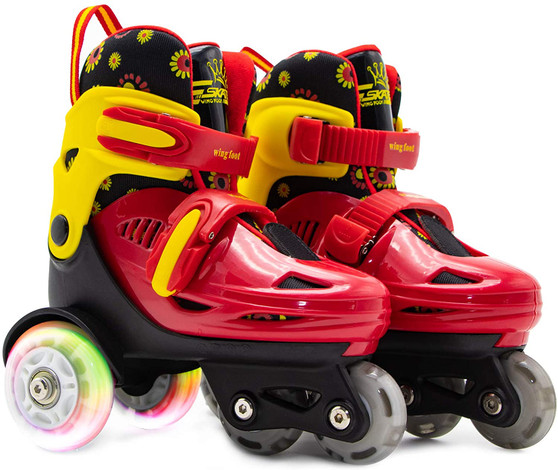 Roller Skates for Kids Girls with Adjustable Size