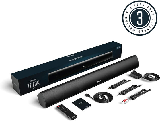 TV Soundbar Speaker with Built-in Subwoofer and HDMI ARC,