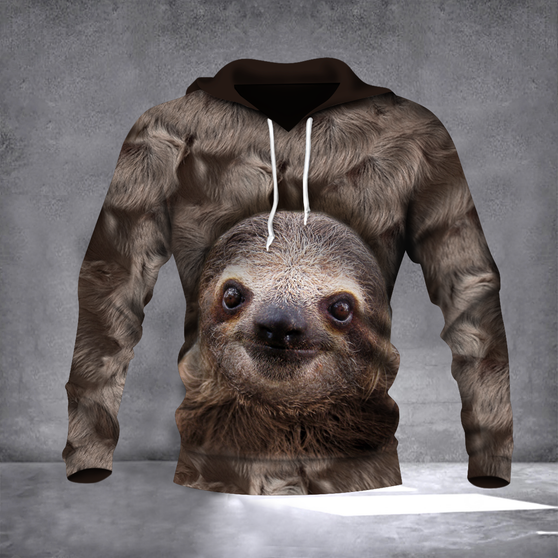 Sloth 3D All Over Print Hoodie Gift For Men For Women