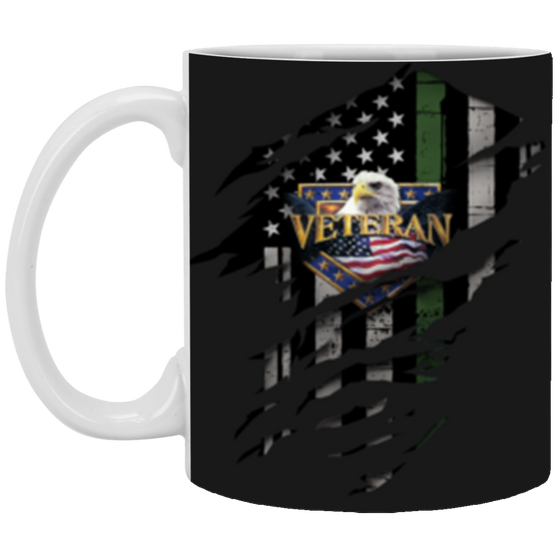 Eagle Veteran Logo American Flag 3D Mug Gift For Veterans Day Customized Coffee Mugs