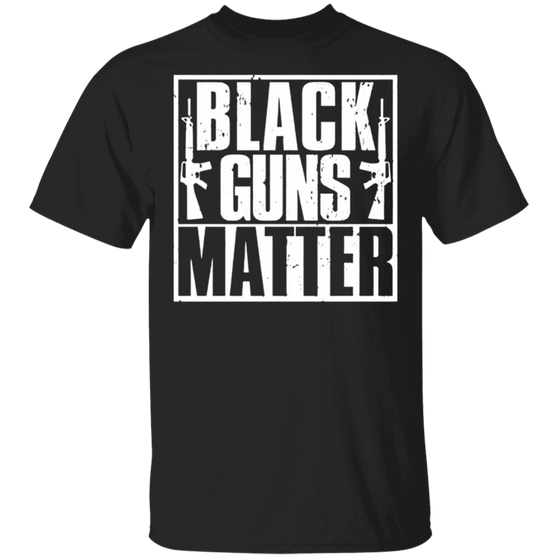 Black Guns Matter T-Shirt AR15 Pro Gun Military Shirt Humour Graphic Tees Men Clothes