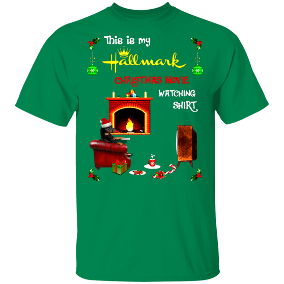 Rottweiler This Is My Hallmark Christmas Movie Watching Shirt Dog Christmas T-Shirt Xmas Gift