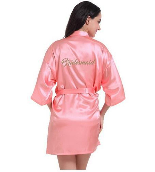 Bridal Shower Party Bride/ Bridesmaid Wedding Robe