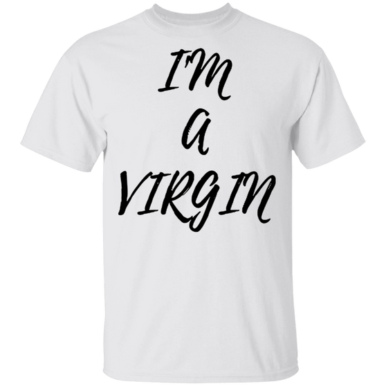 White Lie T-Shirt Party Tik Tok I'm A Virgin Shirt Graphic Tee For Girl Birthday Presents