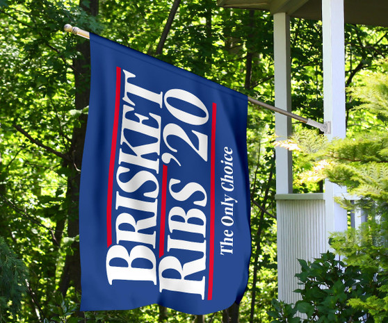 Brisket Ribs 2020 Flag The Only Choice Keep BBQ Great Sign Home Decor