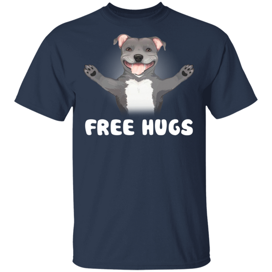 Pitbull Free Hugs Cute T-Shirt Gift For Pitbull Lovers
