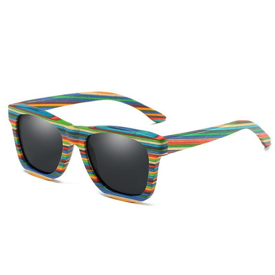 Unicorn Polarized Wooden Sunglasses