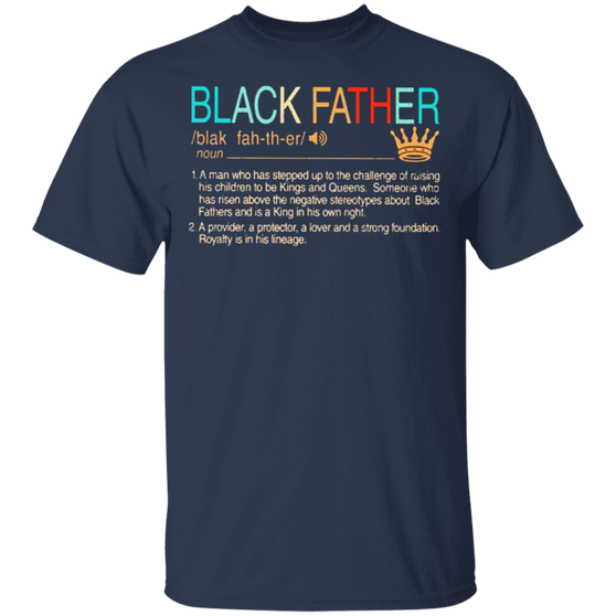 Black Father Shirt African American Fathers Day Shirts Gift For Dad