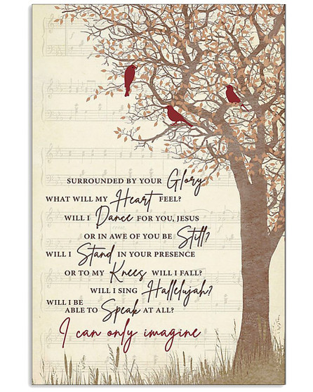 MercyMe Poster I Can Only Imagine Lyrics Signatures Poster Bedroom Wall Decor