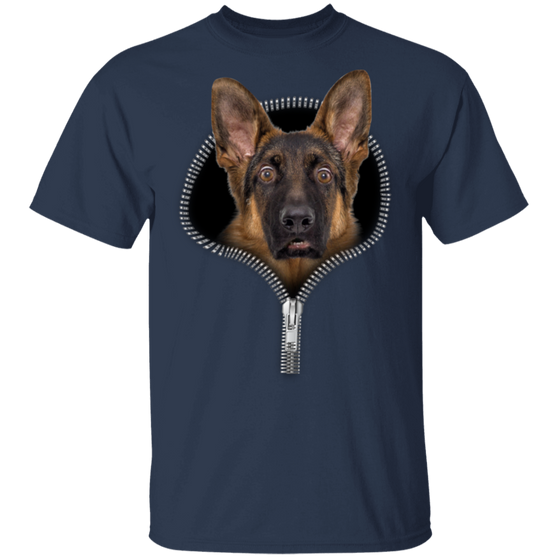 German Shepherd 3D T-Shirt Funny Dog Shirt German Shepherd Gift=