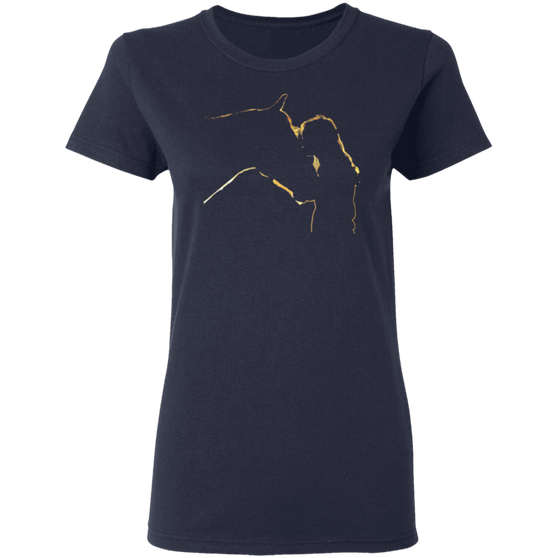 Shadow Of Horse With Owner T Shirt Gifts For Horse Lovers