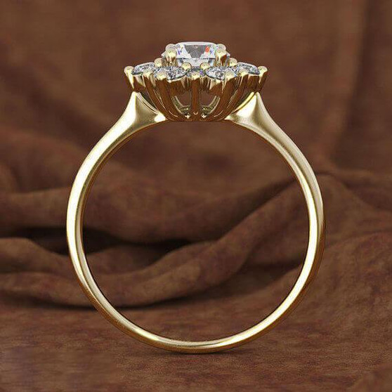 Vintage Inspired Cubic Zirconia Ring
