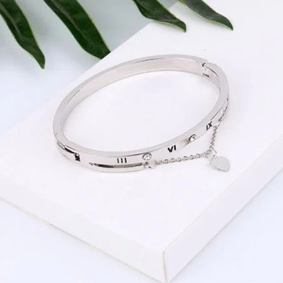 Stainless Steel Charm Bracelet