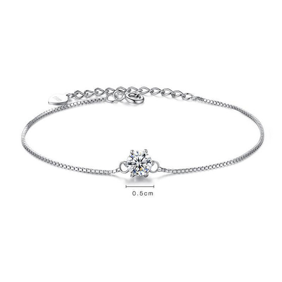 925 Sterling Silver Bracelets Jewelry