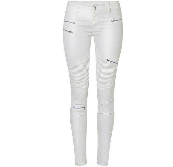 Stretch PU Leather Pants For High Waist Pencil Pants