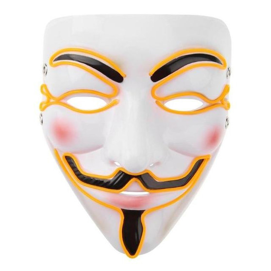 Halloween Mask EL Wire Funny Masks The Purge Election Year Great Festival Cosplay Costume Supplies Party Masks Glow In Dark