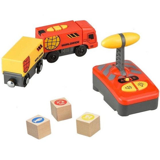 Electric Wooden Toy Train Set For Kids