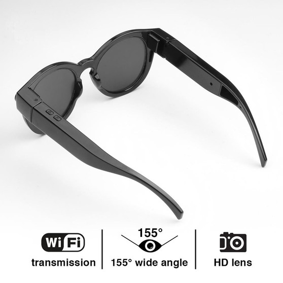 Video Recording Camera Sunglasses 1080p HD