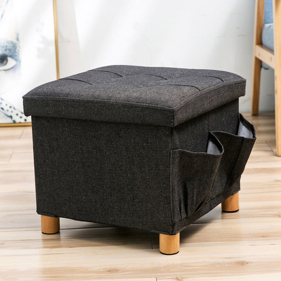 Denim Ottoman