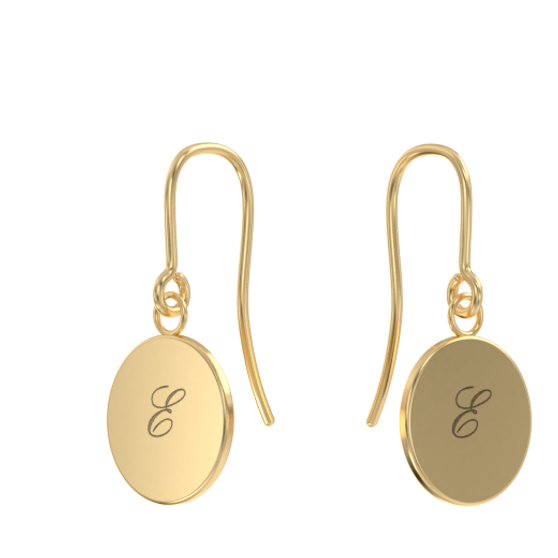 Dangle Coin Earrings