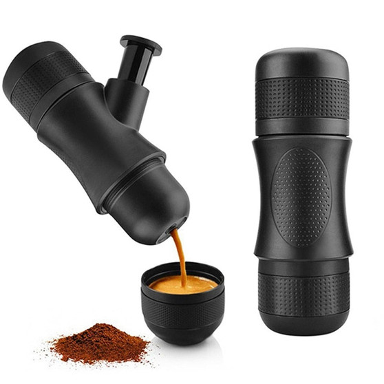 Portable Manual Coffee Maker Black Coffee Grinder Machine Drinkware Home Office Outdoors Picnic Camping Coffee Making Tools
