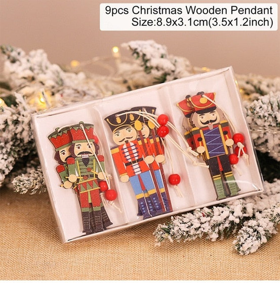 Christmas Wooden Pendant - Decorations For Home