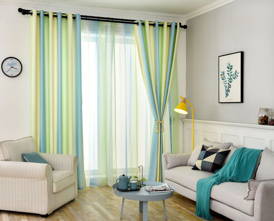 Simple Modern Curtains Fabric ROD