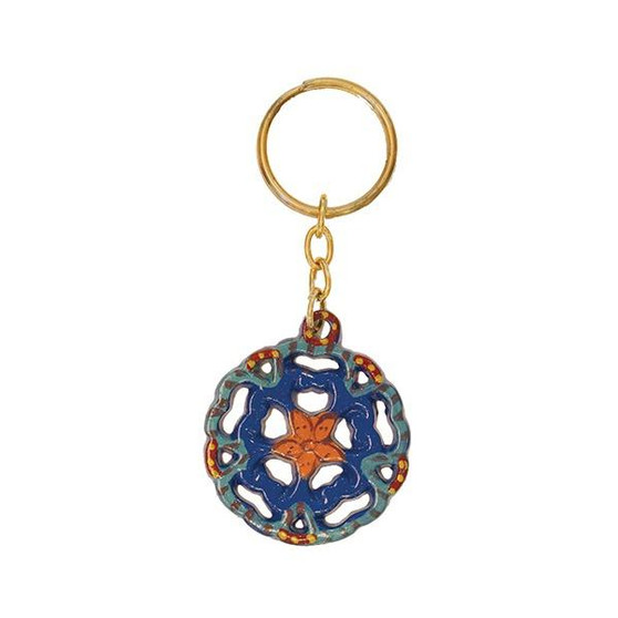 Key Chain Holder - Painted - Flower