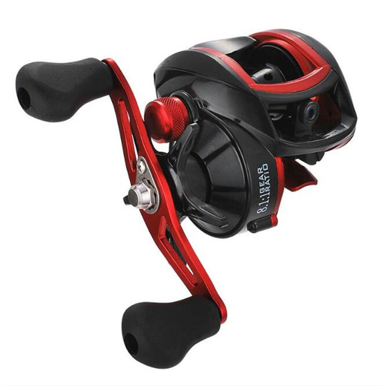 Lizard 18*1BB Metal Baitcasting Fishing Reel 8.1:1