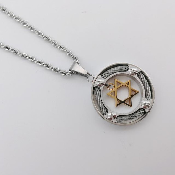 Star of David Charm Pendant Necklace