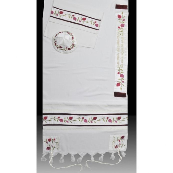 A Pomegranate Feminine Tallit