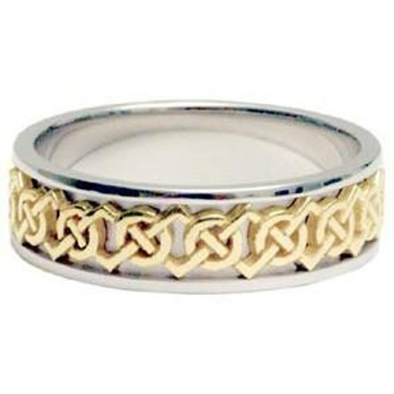 14Kt Gold Geometric Israeli Designer Ring.