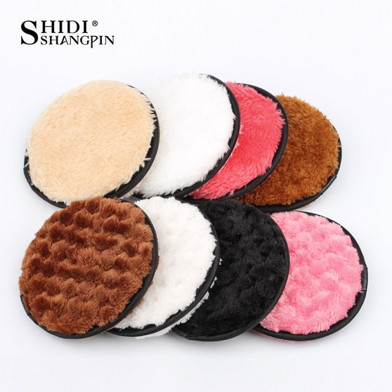 Soft Natural 3PCS Makeup Removal Cotton Flapping Sponge Puff