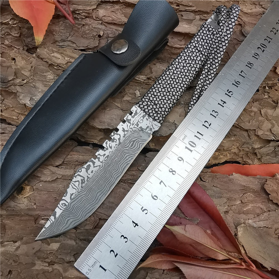 Outdoor Tactical Camping Survival Self-Defense Pocket Fixed Blade EDC Knife