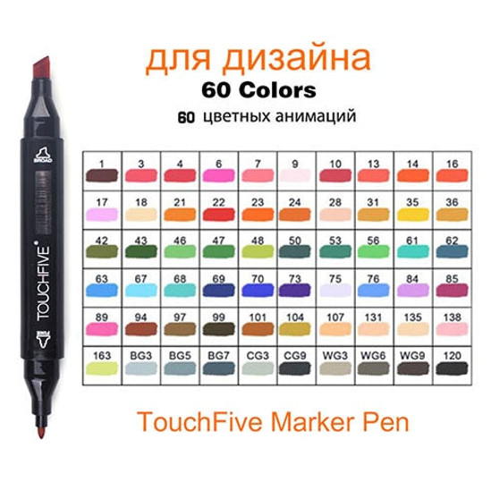 80 Colors Art Sketch Twin Marker Pens Art Supplies