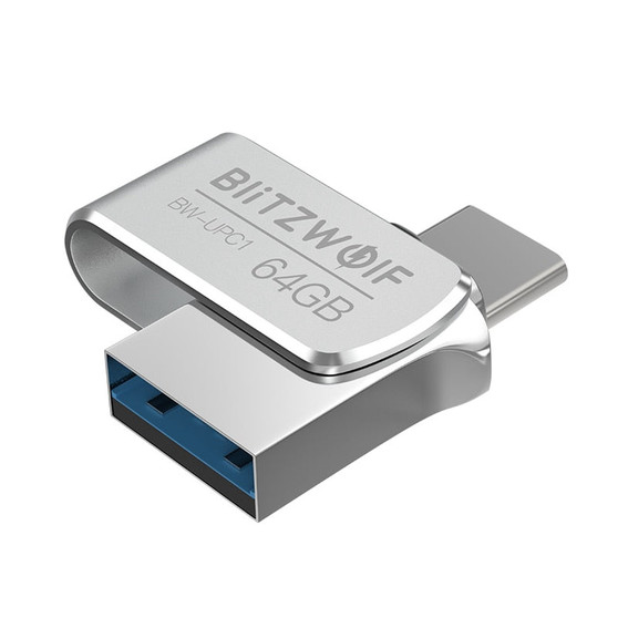 2-in-1 Type-C USB 3.0 Aluminium Alloy 16GB 32GB 64GB OTG USB Flash Drive External Storage