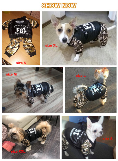 STYLISH Pet Dog Warm Winter Jumpsuit Costume