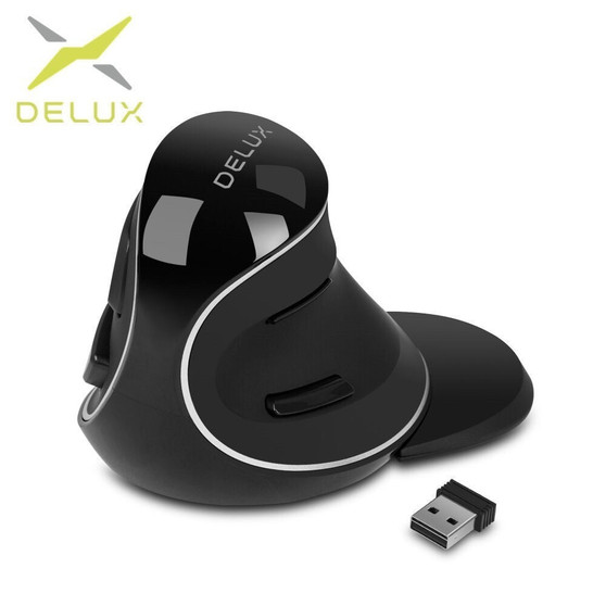 BEST SELLING 6 Function Buttons Vertical Wireless Mouse for PC