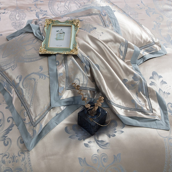 Luxury Silver  Duvet Cover Set