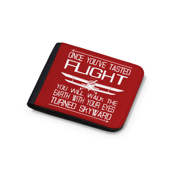 Once You've Tasted Flight Designed Wallets