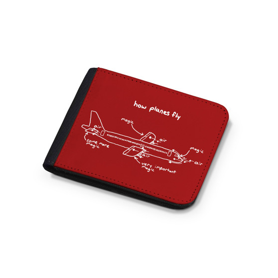 How Planes Fly Designed Wallets