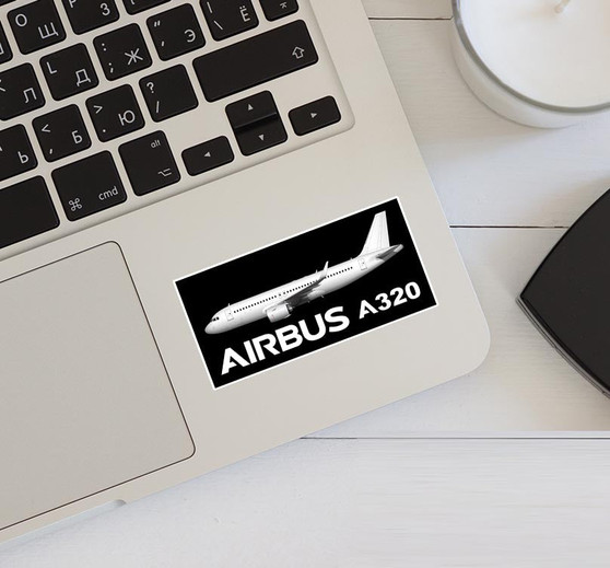 The Airbus A320 Designed Stickers