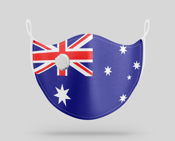 Australia Flag Designed Face Masks