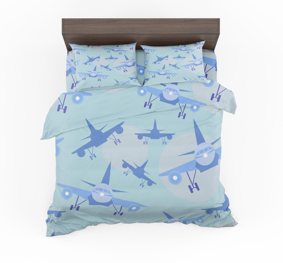 Super Funny Airplanes Designed Bedding Sets