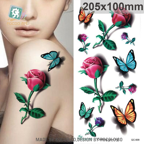 Butterfly Body Art Waterproof Temporary Tattoo