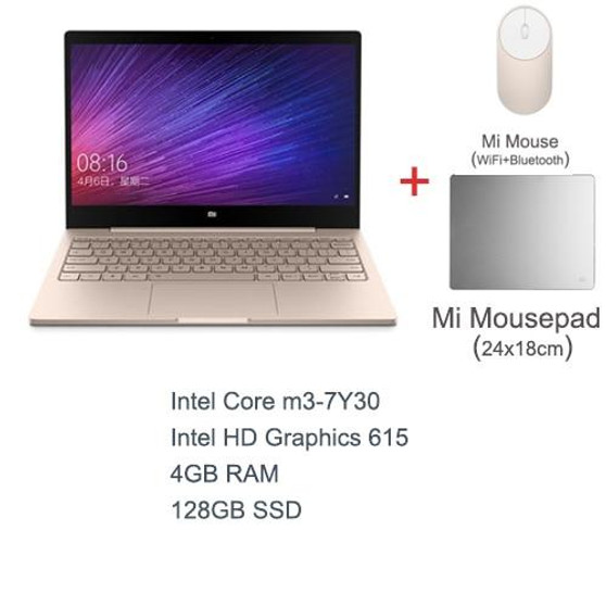 Gold English Xiaomi Air 12 Laptop Notebook Ultra Slim 12.5 inch Windows 10 IPS FHD 1920 x 1080 4GB RAM 128GB SSD HDMI 2.2GHz