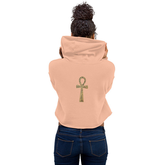 Inner Alkebulan™ Unapologetically Hotep Women's Crop Hoodie