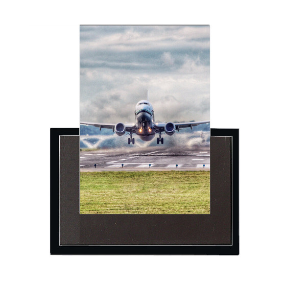 Departing Boeing 737 Printed Magnet