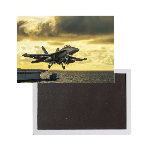 Departing Jet Aircraft Printed Magnet
